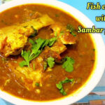fish curry with sambar powder
