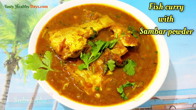 fish sambar recipe