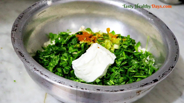 yoghurt for methi paratha
